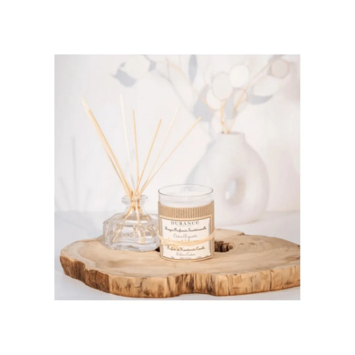 Durance Bougie Traditionnelle Parfum Cèdre Argenté Swann Outlet