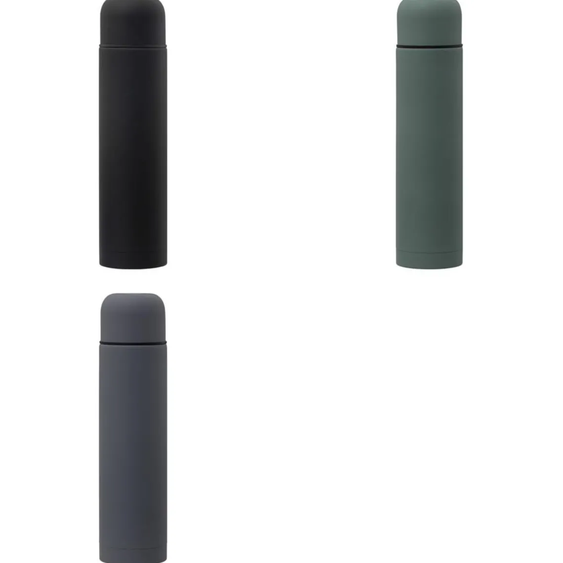 3S. x Home Bouteille isotherme 1L Vert avec couvercle tasse New