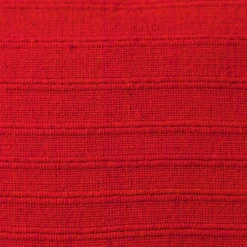 Becquet Boutis, plaid ou jeté de canapé uni en coton ORION - Rouge