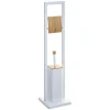 3S. x Home Brosse WC + Dérouleur Natureo Blanc Discount