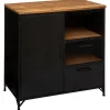 3S. x Home Buffet 1 Porte 2 Tiroirs CIERNA Discount