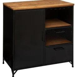 3S. x Home Buffet 1 Porte 2 Tiroirs CIERNA Discount