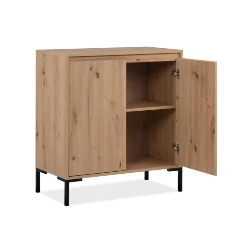 Calicosy Buffet 2 Portes 1 étagère PLOCK Beige Hot