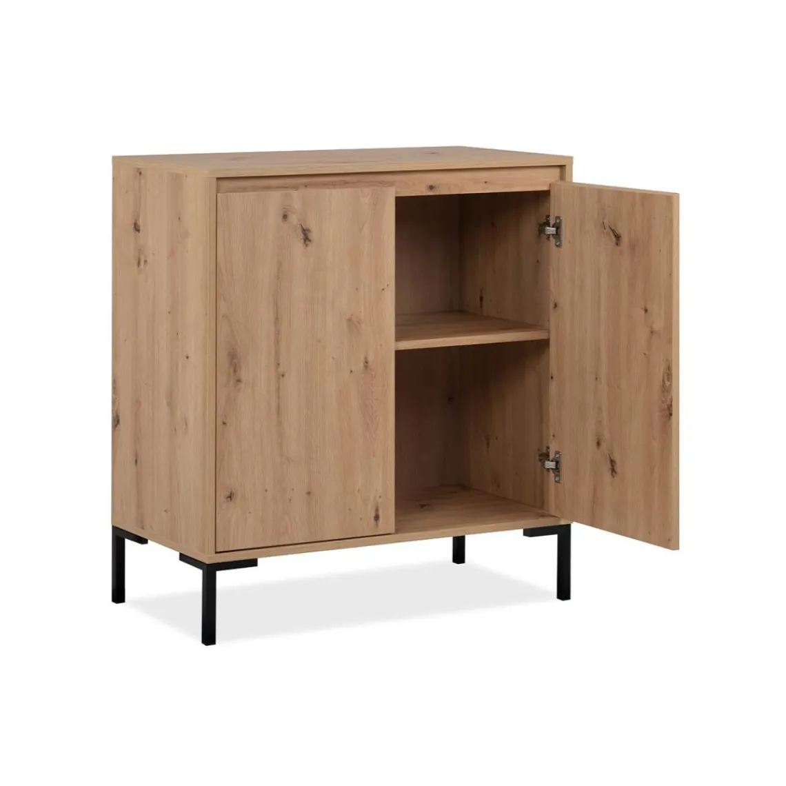 Calicosy Buffet 2 Portes 1 étagère PLOCK Beige Hot
