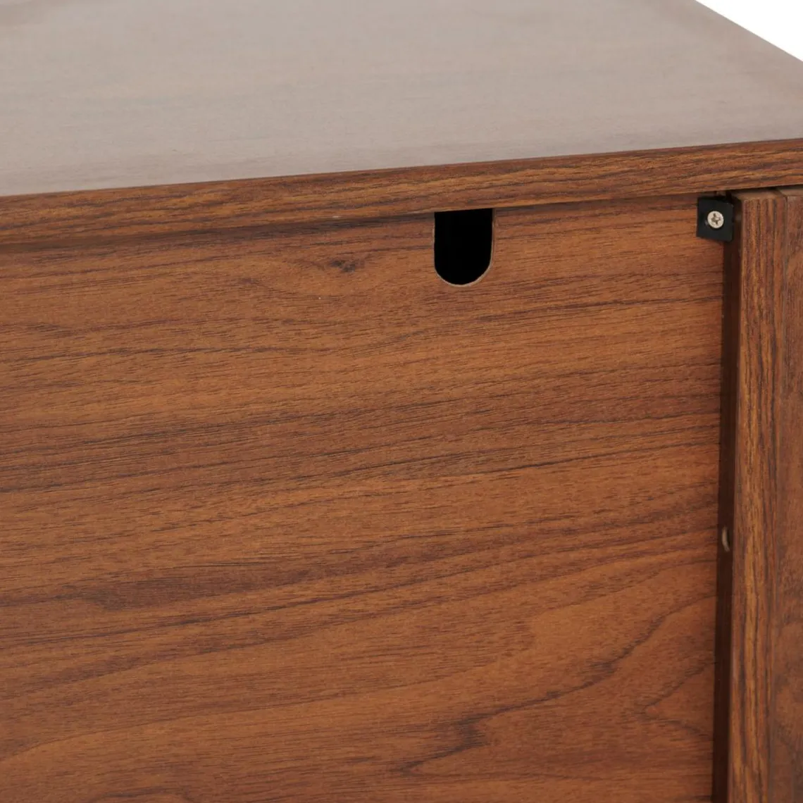 3S. x Home Buffet 2 portes 1 étagères Wany marron