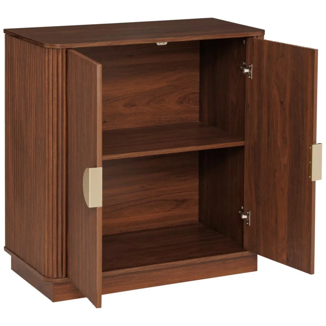 3S. x Home Buffet 2 portes 1 étagères Wany marron