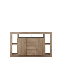 3S. x Home Buffet 2 portes 3 tiroirs chene mercure Hot