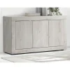 3S. x Home Buffet 3 portes BASIC décor chene pin Discount