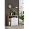 3S. x Home Buffet 2 portes blanc lacqué brillant Clearance