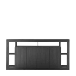 3S. x Home Buffet 4 portes chene noir Hot