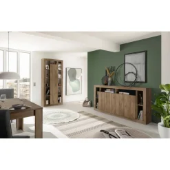 3S. x Home Buffet 4 portes en panneaux de particules