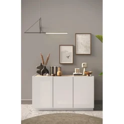 3S. x Home Buffet 3 portes panneaux de particules Best