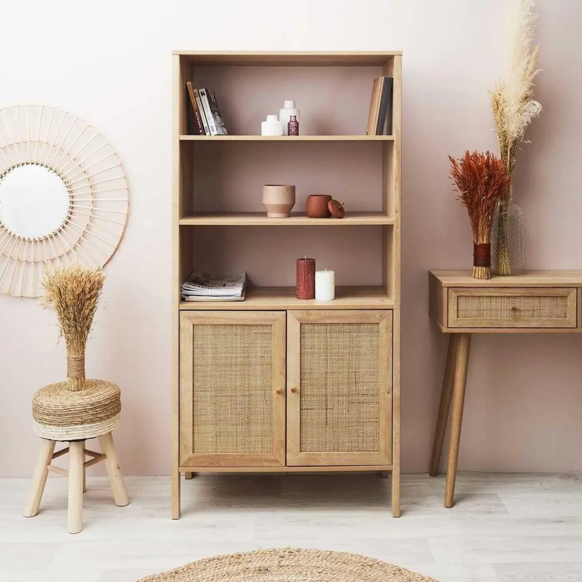 3S. x Home Buffet avec 3 étages en Bois Sale