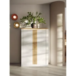 3S. x Home Buffet Blanc SAVONA style contemporain Sale