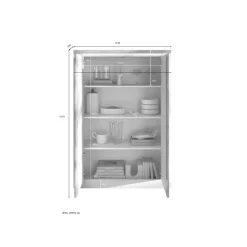 3S. x Home Buffet Blanc SAVONA style contemporain Sale