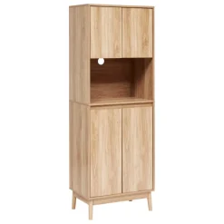 3S. x Home Buffet de cuisine Abana bois clair Hot