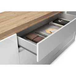 3S. x Home Buffet SAVONA Blanc style contemporain Online