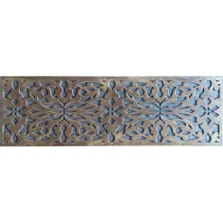 3S. x Home Buffet style oriental avec moulures Portofino Bois Marron et Or