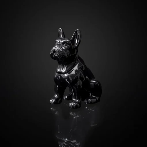 3S. x Home Bulldog en Céramique Noir 20cm Best