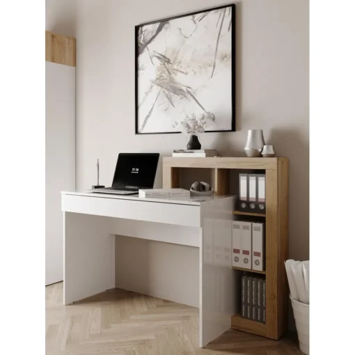 3S. x Home Bureau blanc a Panneau de particules Clearance