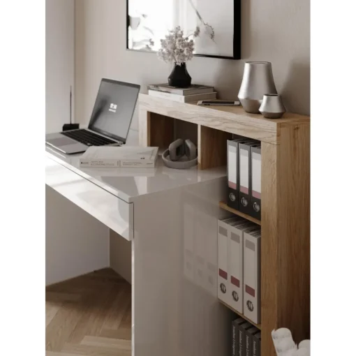 3S. x Home Bureau blanc a Panneau de particules Clearance