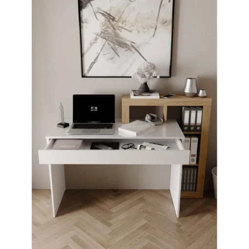 3S. x Home Bureau blanc a Panneau de particules Clearance