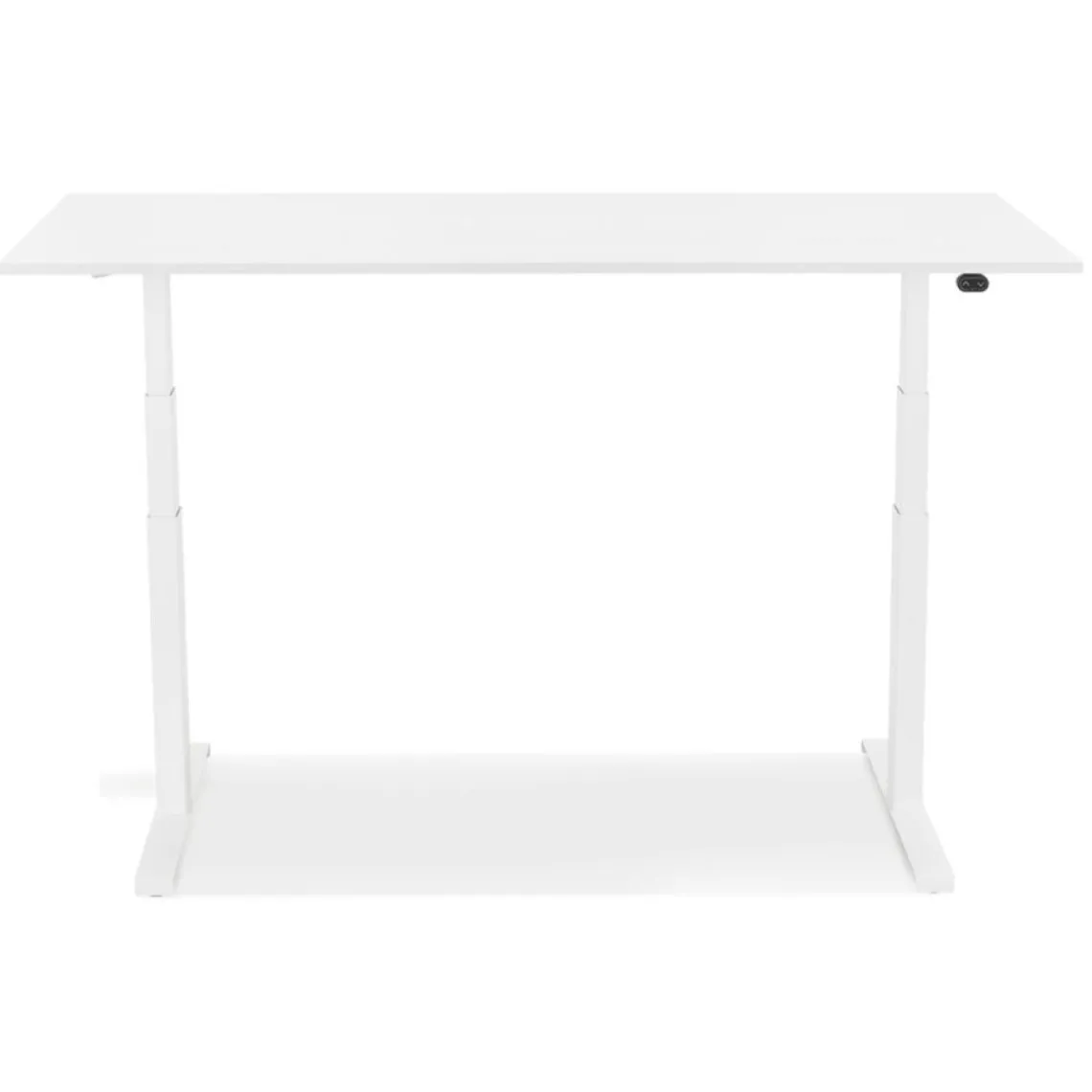 ALTEREGO Bureau assis debout électrique 'TRONIK' blanc Clearance