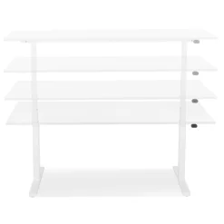 ALTEREGO Bureau assis debout électrique 'TRONIK' blanc Clearance