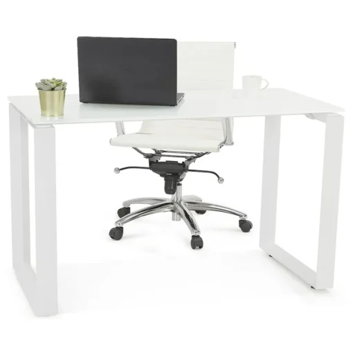 ALTEREGO Bureau d'angle design 'BAKUS' en bois finition Noyer et métal noir Online