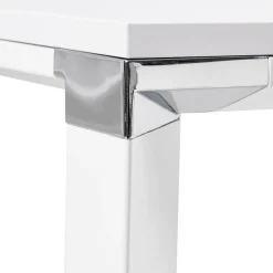 ALTEREGO Bureau d'angle design 'XLINE' en bois blanc Best