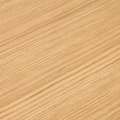ALTEREGO Bureau droit design 'XLINE' en bois finition naturelle et métal blanc Best