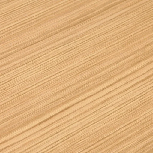 ALTEREGO Bureau droit design 'XLINE' en bois finition naturelle et métal blanc Best