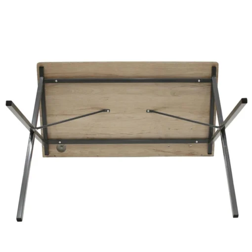 3S. x Home Bureau industriel Anthracite et bois DERRY