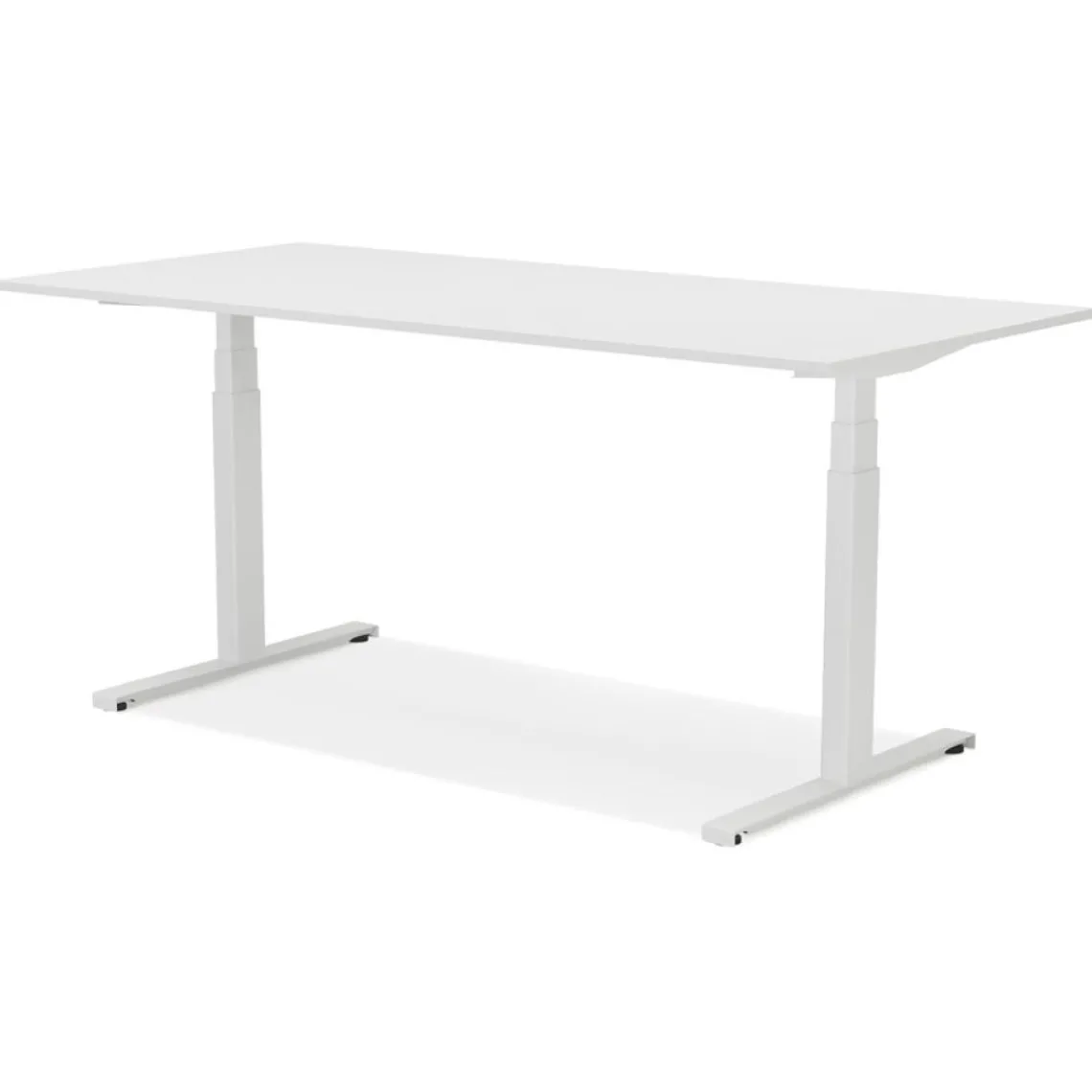 ALTEREGO Bureau réglable en hauteur électrique 'TRONIK' blanc Clearance