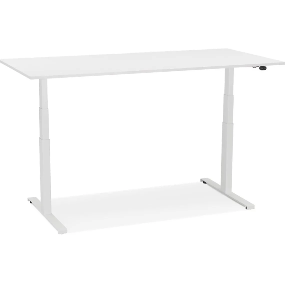 ALTEREGO Bureau réglable en hauteur électrique 'TRONIK' blanc Clearance