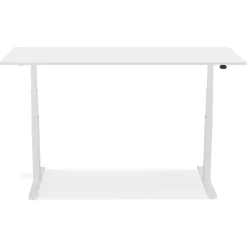 ALTEREGO Bureau réglable en hauteur électrique 'TRONIK' blanc Clearance