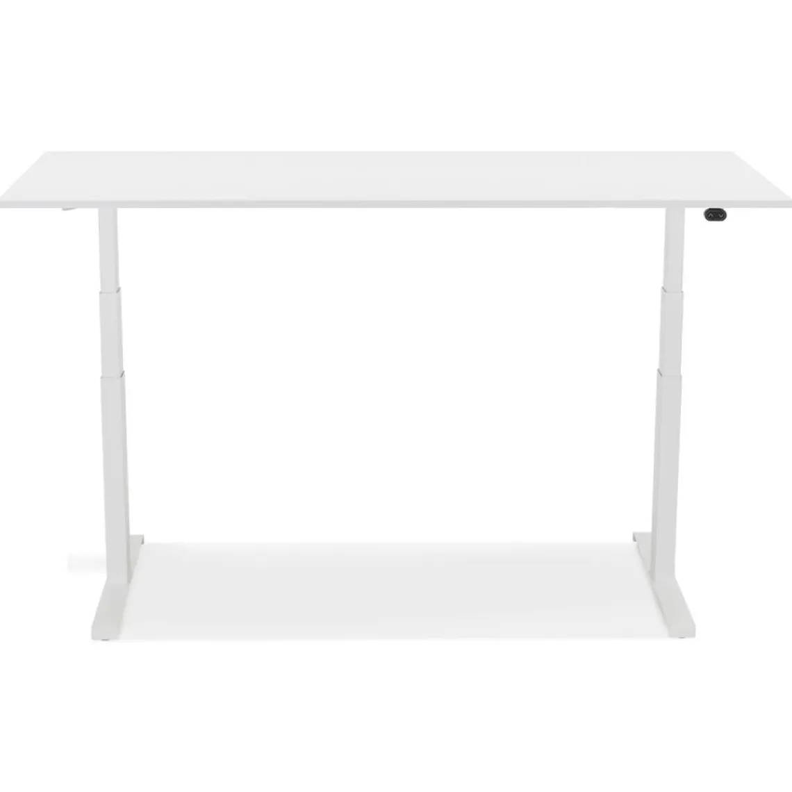 ALTEREGO Bureau réglable en hauteur électrique 'TRONIK' blanc Clearance