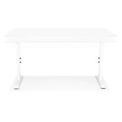 ALTEREGO Bureau réglable en hauteur 'OSMOSE' blanc New