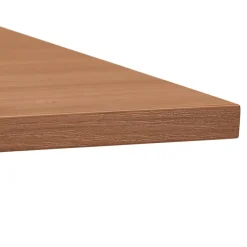 ALTEREGO Bureau réglable en hauteur 'OSMOSE' en bois et métal blanc Hot