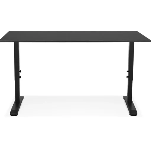 ALTEREGO Bureau réglable en hauteur 'OSMOSE' noir New