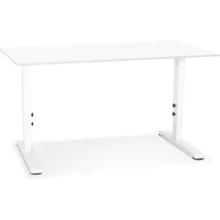 ALTEREGO Bureau réglable en hauteur blanc 'OSMOSE' Best