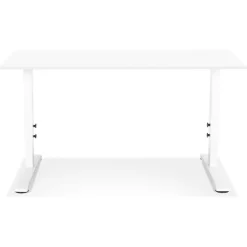 ALTEREGO Bureau réglable en hauteur blanc 'OSMOSE' Best