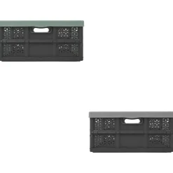 3S. x Home Caisse pliable plastique gris Sale