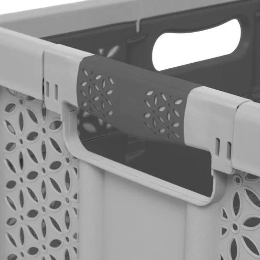 3S. x Home Caisse pliable plastique gris Sale