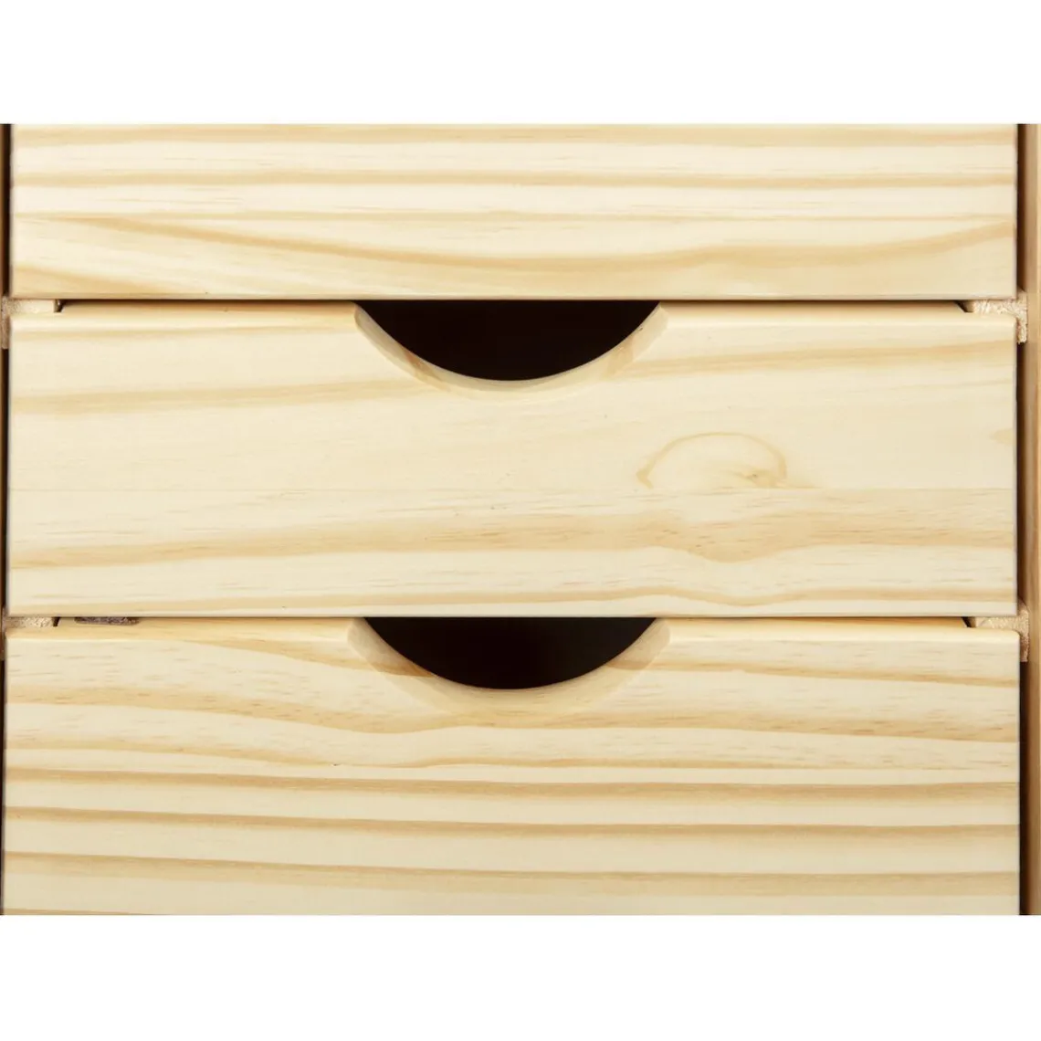 3S. x Home Caisson à roulettes en Bois massif TCHAUM Marron Best