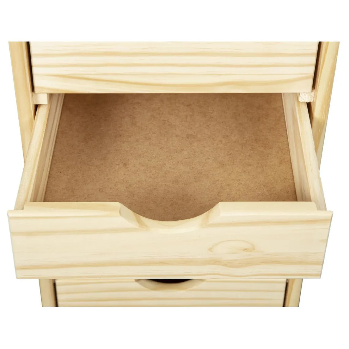 3S. x Home Caisson à roulettes en Bois massif TCHAUM Marron Best