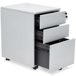ALTEREGO Caisson de rangement 'DALI' gris à tiroirs pour bureau Best