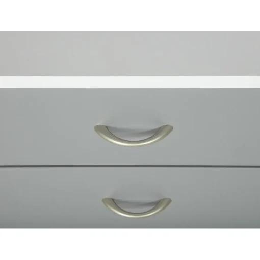 3S. x Home Caisson De Rangement Sur Roulettes Gris Blanc Sale