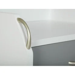 3S. x Home Caisson De Rangement Sur Roulettes Gris Blanc Sale
