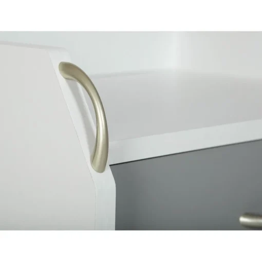 3S. x Home Caisson De Rangement Sur Roulettes Gris Blanc Sale